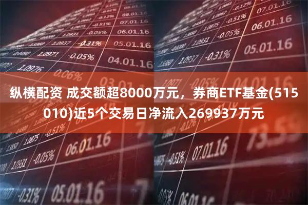 纵横配资 成交额超8000万元，券商ETF基金(515010)近5个交易日净流入269937万元